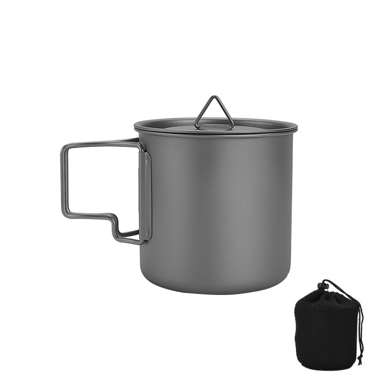 Camping Cooking Utensil Bag - Caneca de Camping em Titânio com