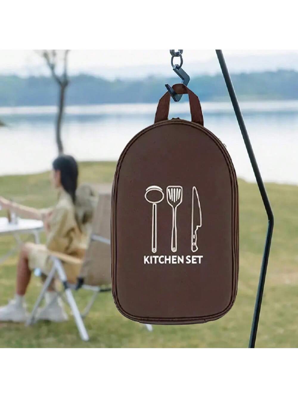 Camping Cooking Utensil Bag - Saco de armazenamento de panelas de