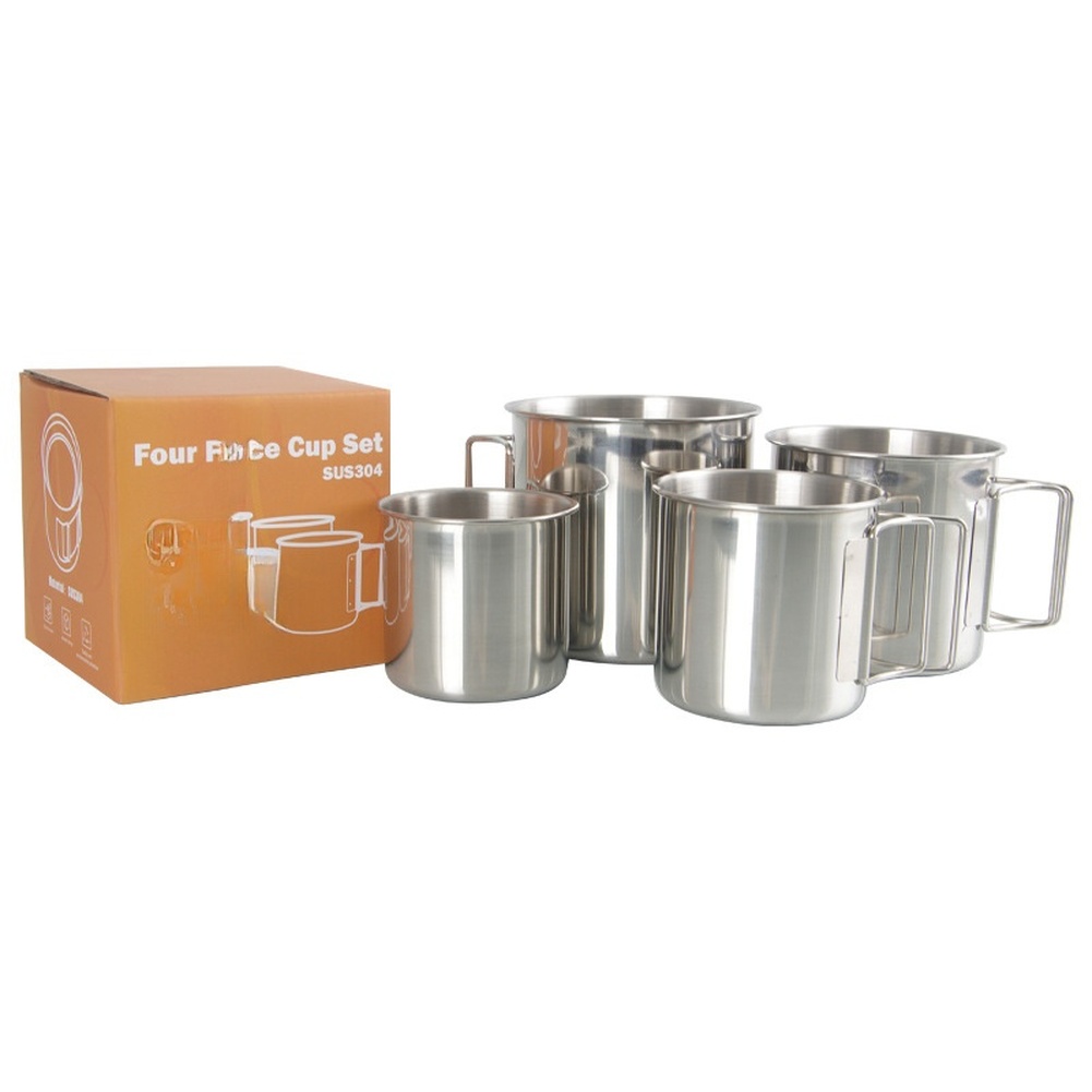 Camping Cooking And Drinking - Conjunto de Copos de Camping em