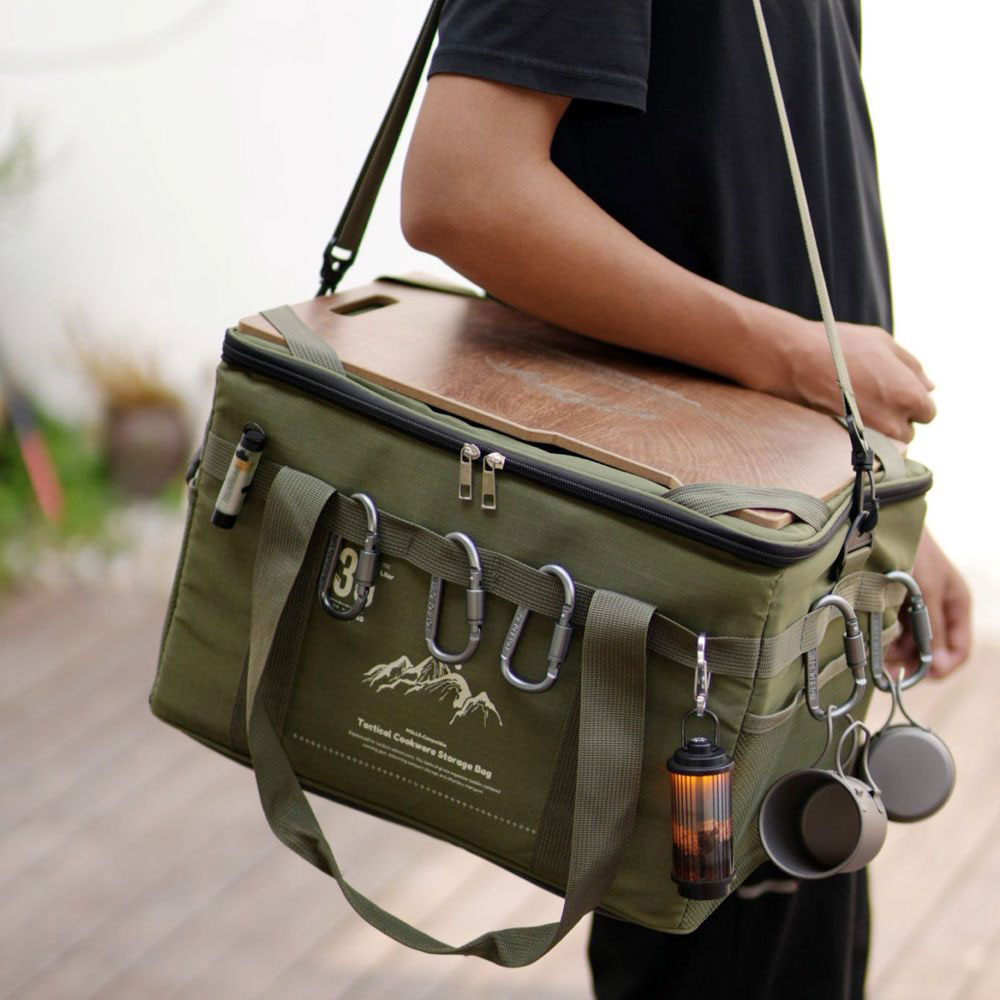 Camping Cooking Organizer - Bolsa tática de piquenique 36l, organizador