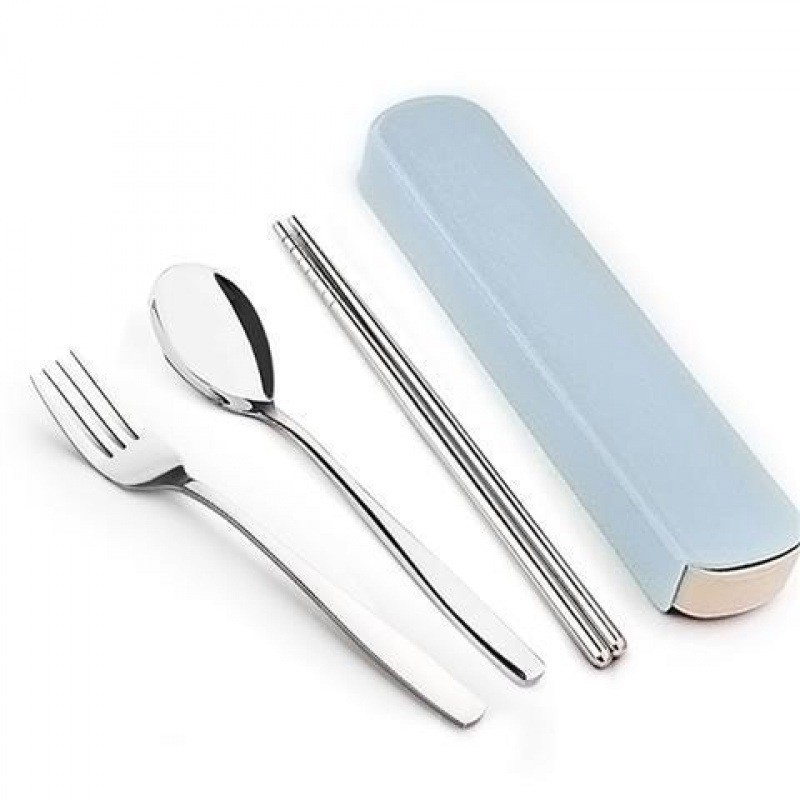 Camping Cooking Cutlery Set - 4 pçs/set pauzinhos de aço inoxidável