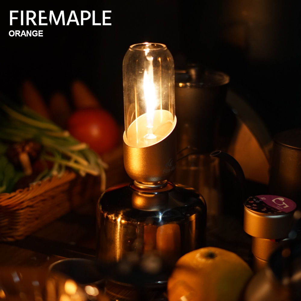 Camping Cooking Light - Fire Maple Orange Gás Lantern, Outdoor