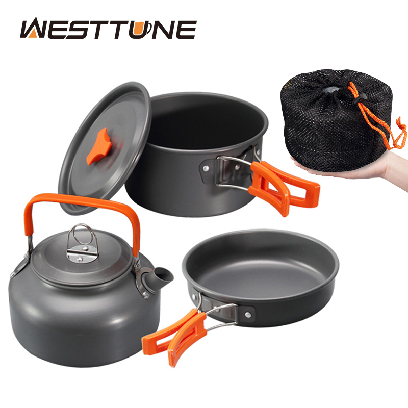 Camping Cooking Cup - Westtune kit de panelas de acampamento