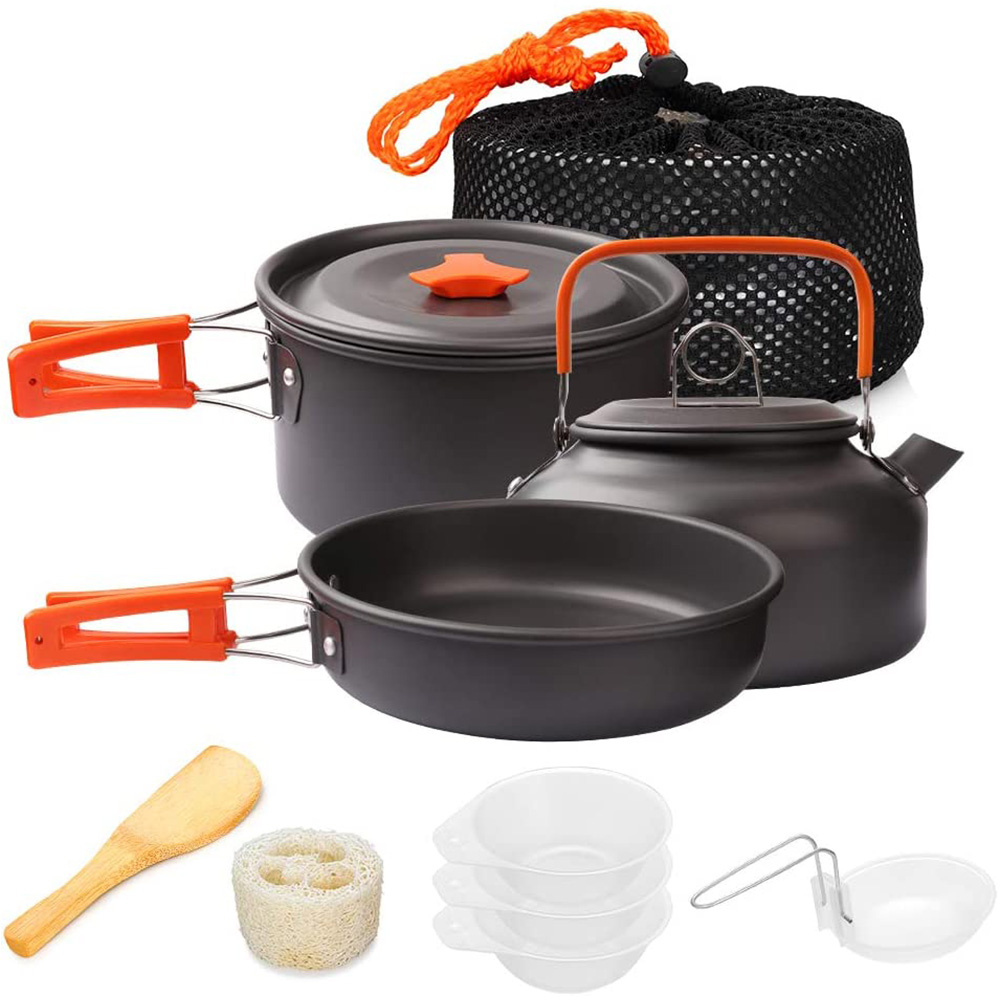 Camping Cooking Utensil Bag - 1 pçs/1 conjunto kit de panelas