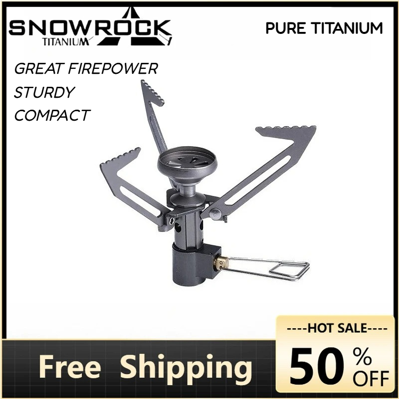 Camping Cooking All In One - Fogão portátil ultraleve SNOWROCK, tudo-em-um, de