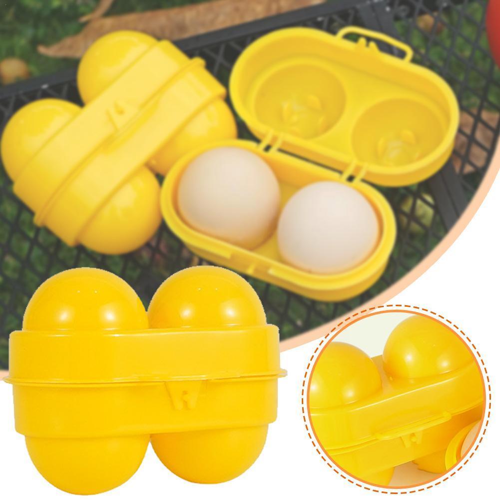 Camping Cooking Container - Portable Plastic Egg Storage Box, Suporte