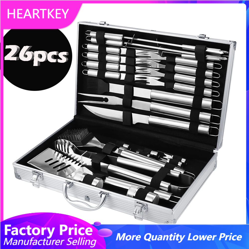 Camping Cooking All In One - Conjunto de ferramentas para churrasco, espátula,