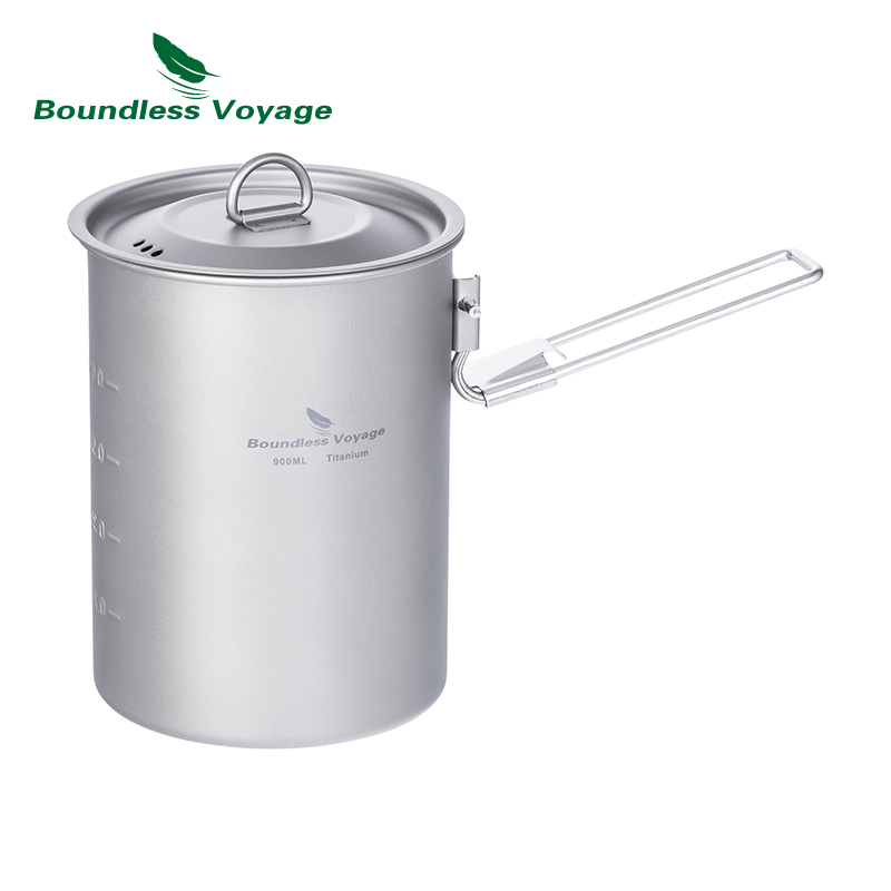 Camping Cooking Cup - Boundless voyage 900ml copo de titânio