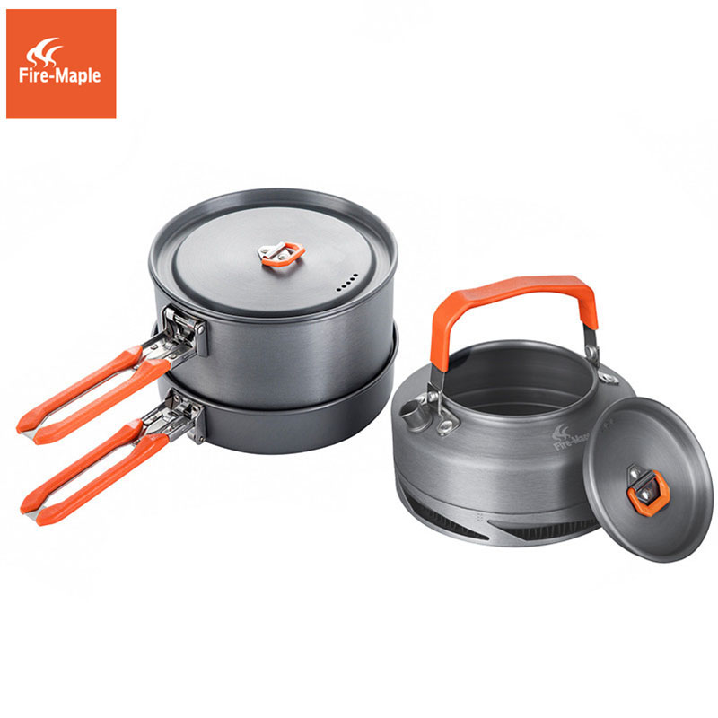 Camping Cooking All In One - Fire Maple-Camping Panelas, Utensílios, Pratos, Acampamento