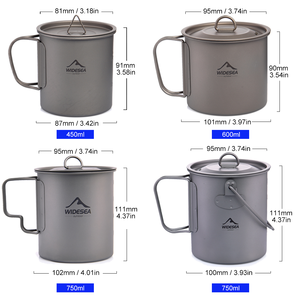 Caneca de Camping Widesea em T - Camping Cooking All In One avaliação e preço