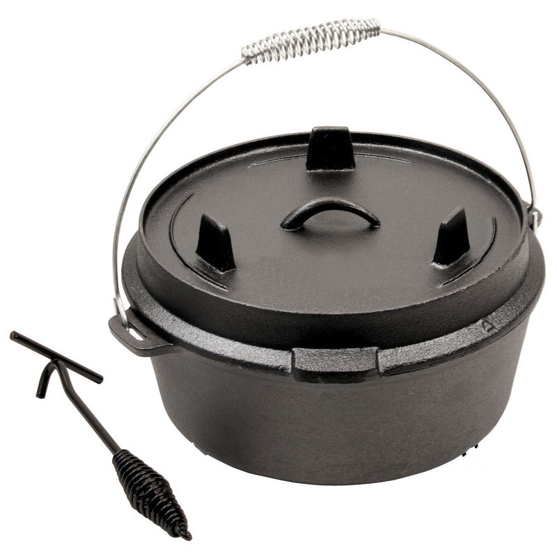 Forno holandês de acampamento  - Camping Cooking Dutch Oven avaliação e preço