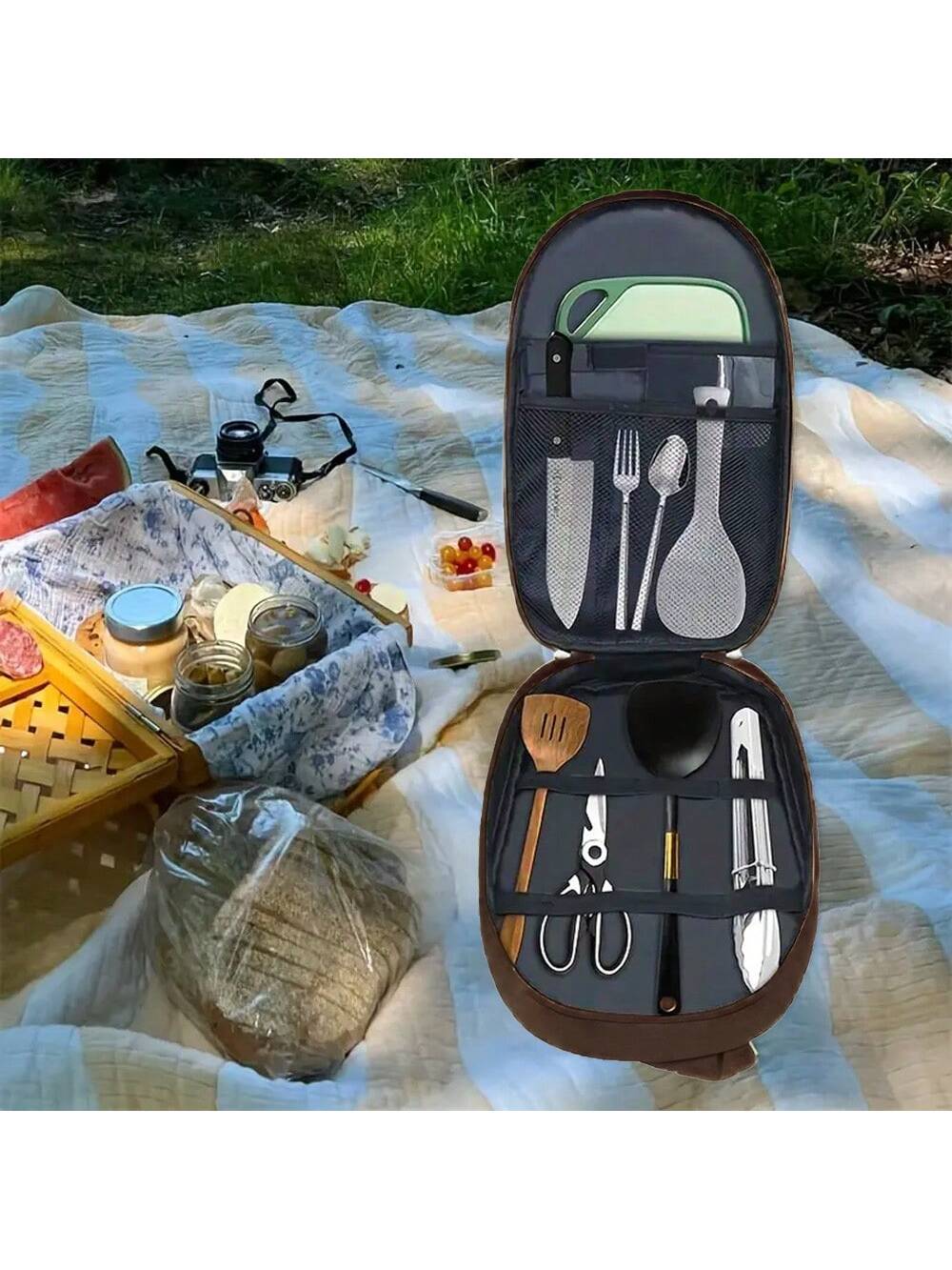 Saco de armazenamento de panel - Camping Cooking Utensil Bag avaliação e preço