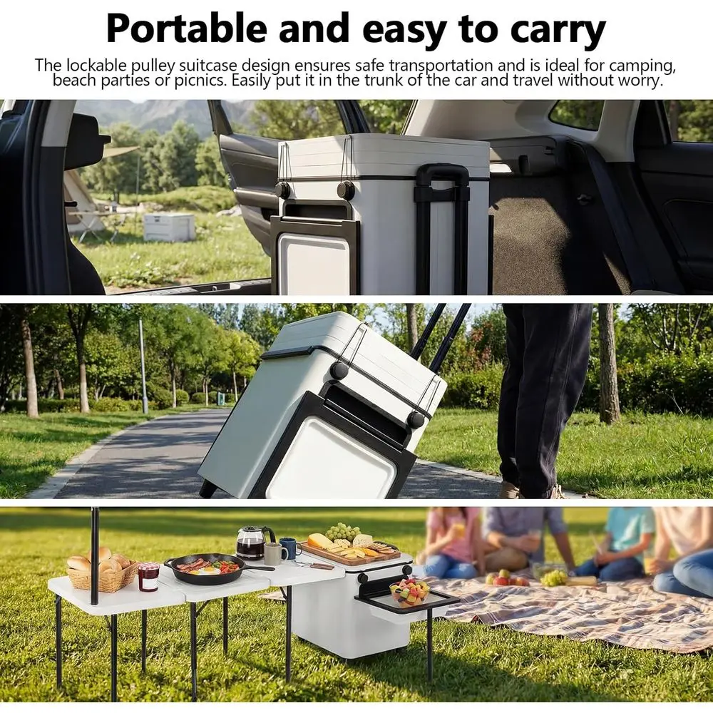 Carrinho de Churrasco Portátil - Camping Cooking Light avaliação e preço