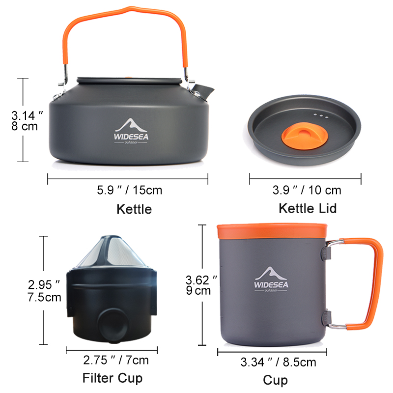 Widesea-Camping Coffee Cookwar - Camping Cooking Cup avaliação e preço
