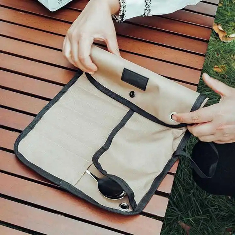 Bolsa portátil para armazename - Camping Cooking Utensil Bag avaliação e preço
