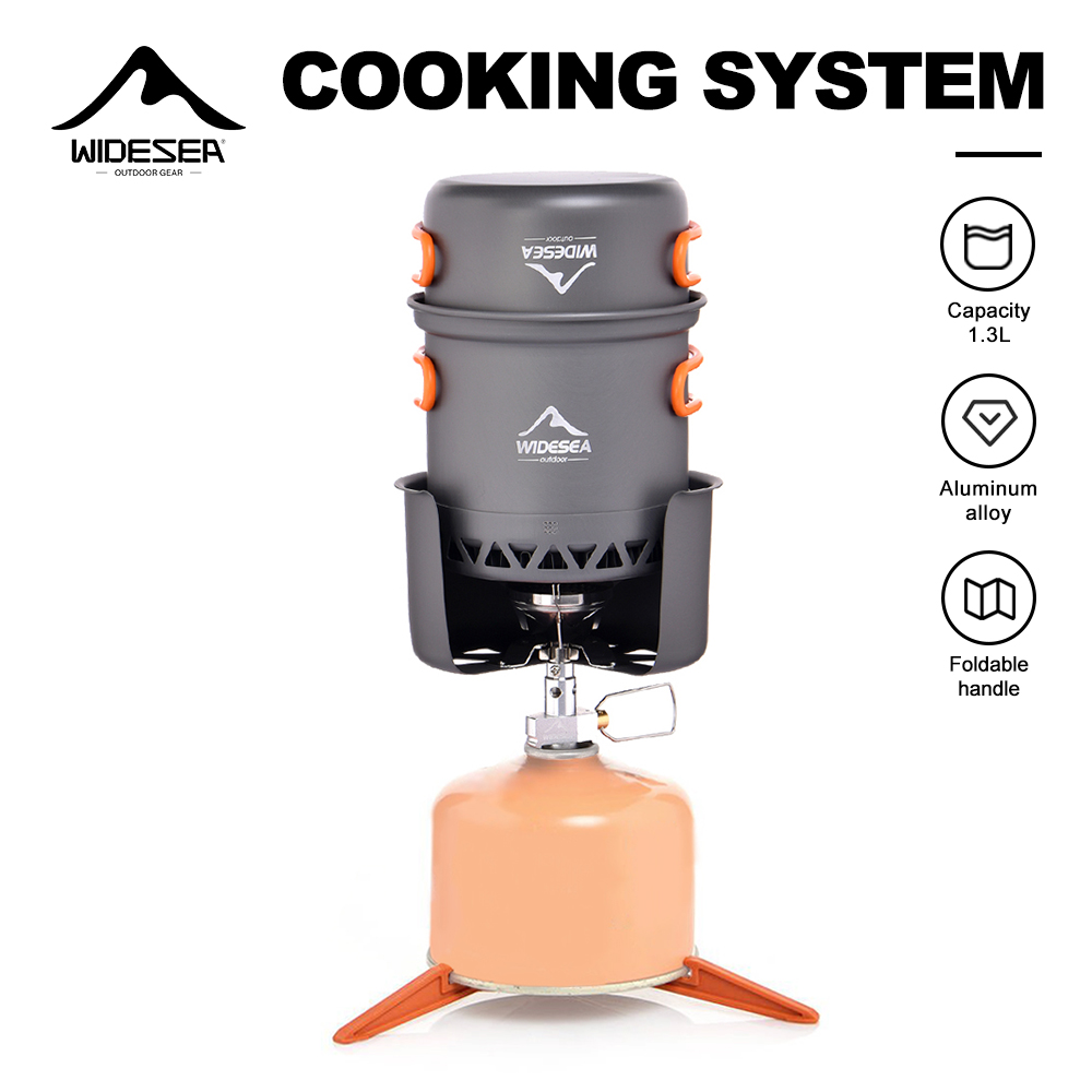 Widesea conjunto de fogão de a - Camping Cooking All In One avaliação e preço