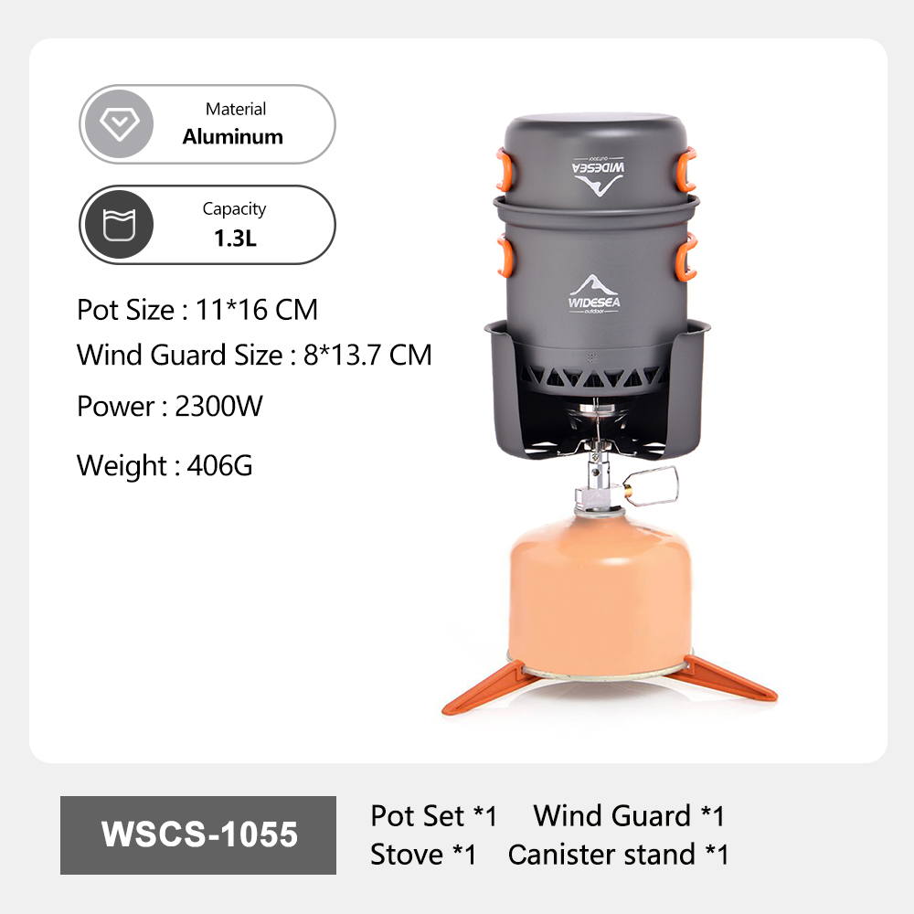Widesea conjunto de fogão de a - Camping Cooking All In One avaliação e preço