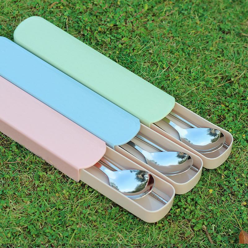 4 pçs/set pauzinhos de aço ino - Camping Cooking Cutlery Set avaliação e preço