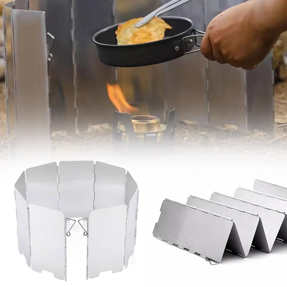Escudo de vento dobrável ao ar - Camping Cooking Windscreen avaliação e preço
