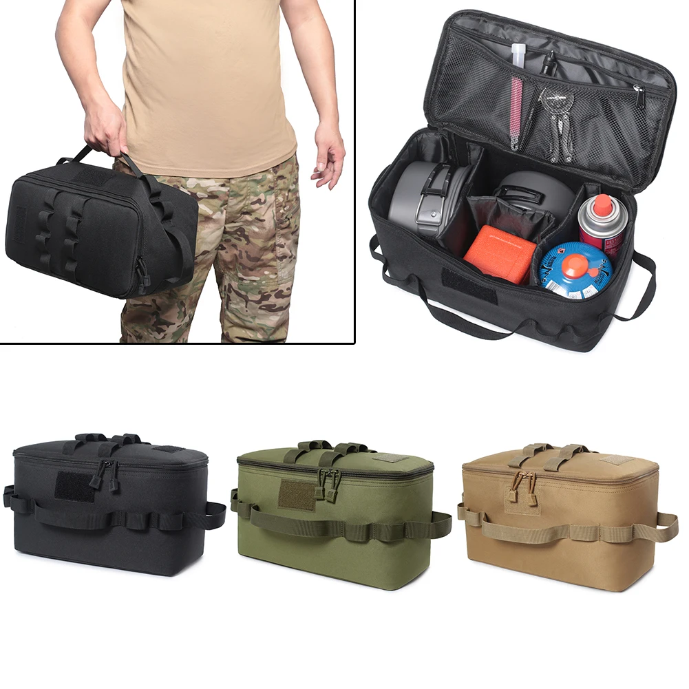 Bolsa tática saco de armazenam - Camping Cooking Utensil Bag avaliação e preço