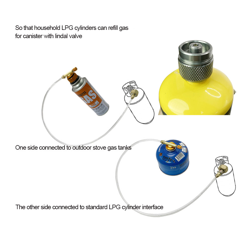 Adaptador De Recarga De Gás Fo - Camping Cooking Light avaliação e preço