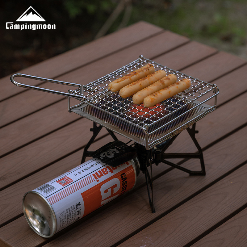 CAMPINGMOON Grelha Dobrável de - Camping Cooking Light avaliação e preço