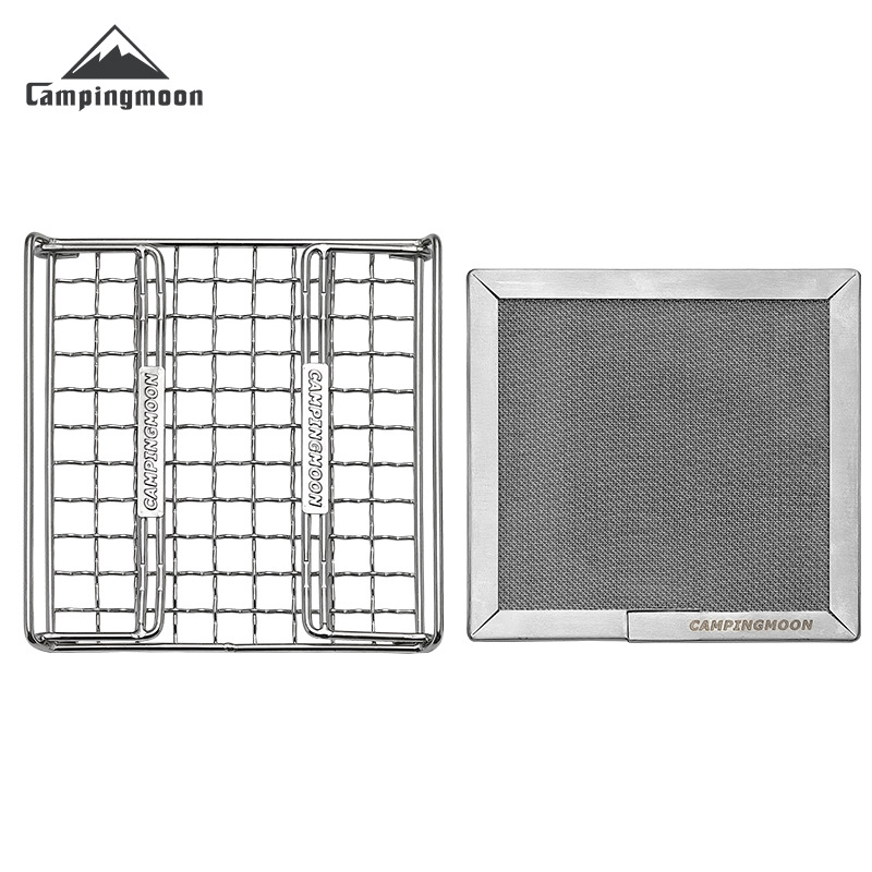 CAMPINGMOON Grelha Dobrável de - Camping Cooking Light avaliação e preço