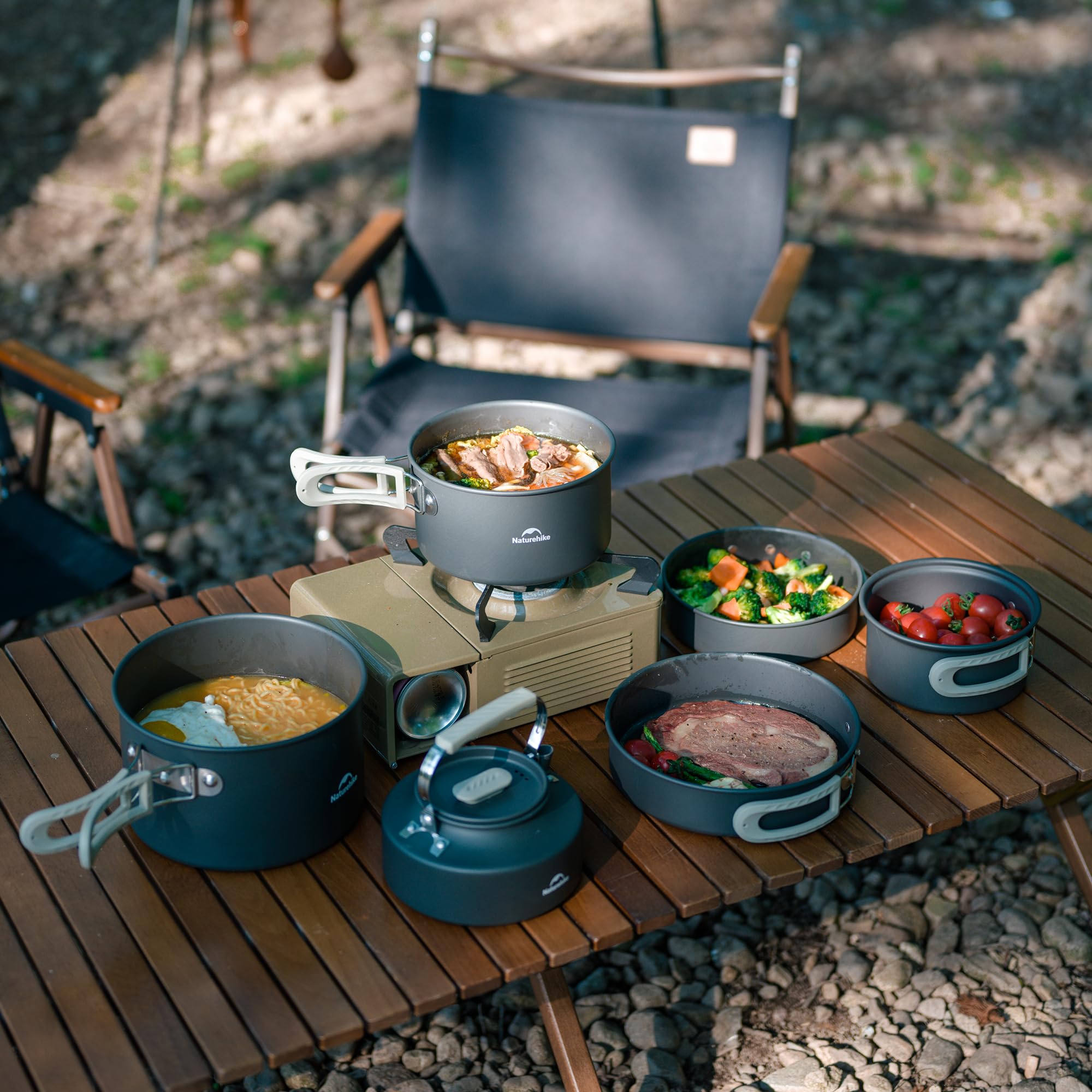 Panela de Sopa Naturehike para - Camping Cooking Set Large avaliação e preço