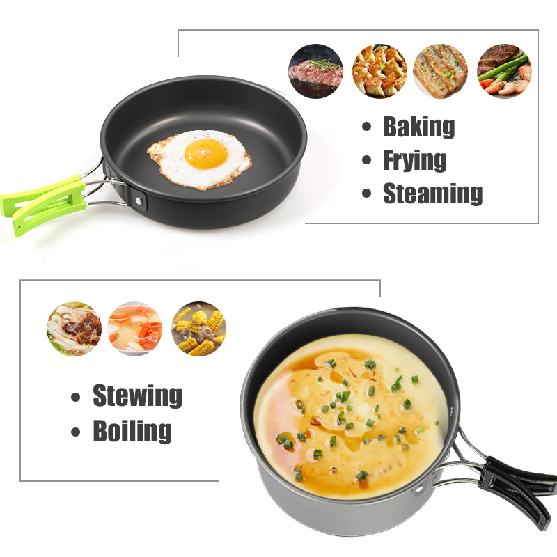 Westtune kit de panelas de aca - Camping Cooking Cup avaliação e preço