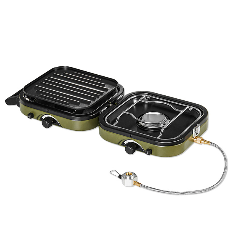 Fogão a Gás Dobrável de 2 Quei - Camping Double Cooking Stove avaliação e preço