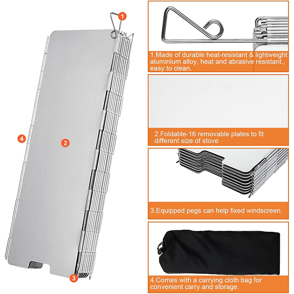 Para-vento Dobrável para Fogão - Camping Cooking Windscreen avaliação e preço