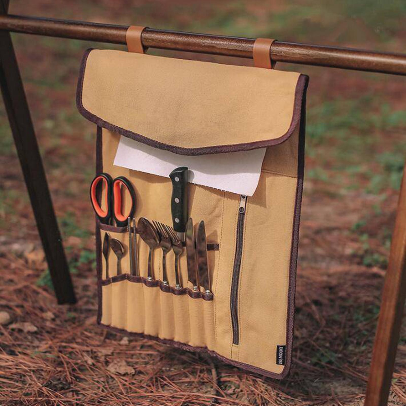 Utensílio de acampamento portá - Camping Cooking Utensil Bag avaliação e preço