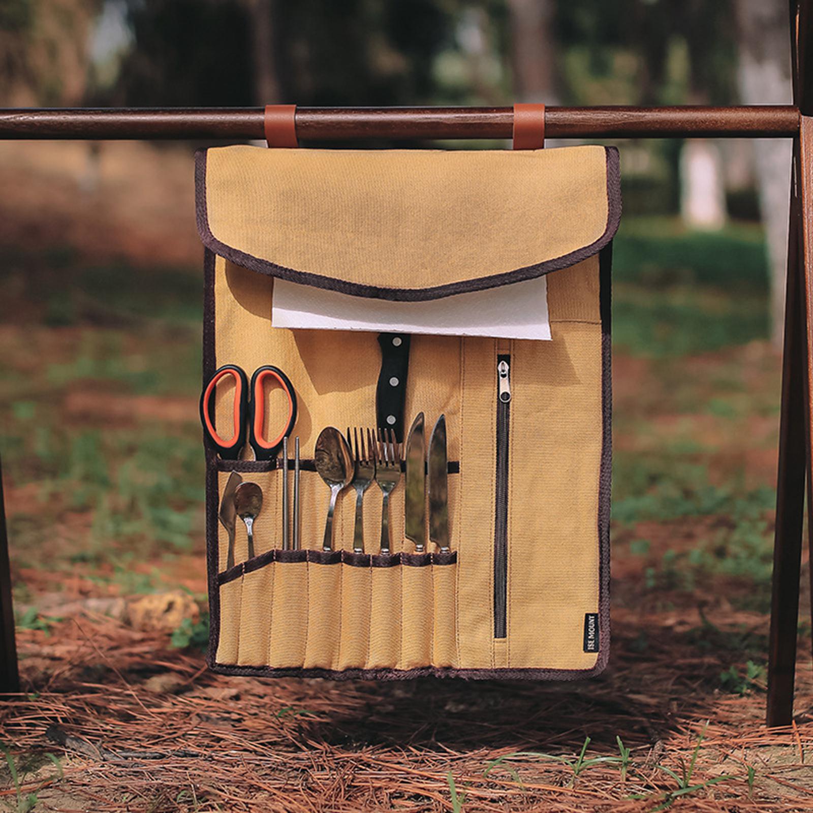 Utensílio de acampamento portá - Camping Cooking Utensil Bag avaliação e preço