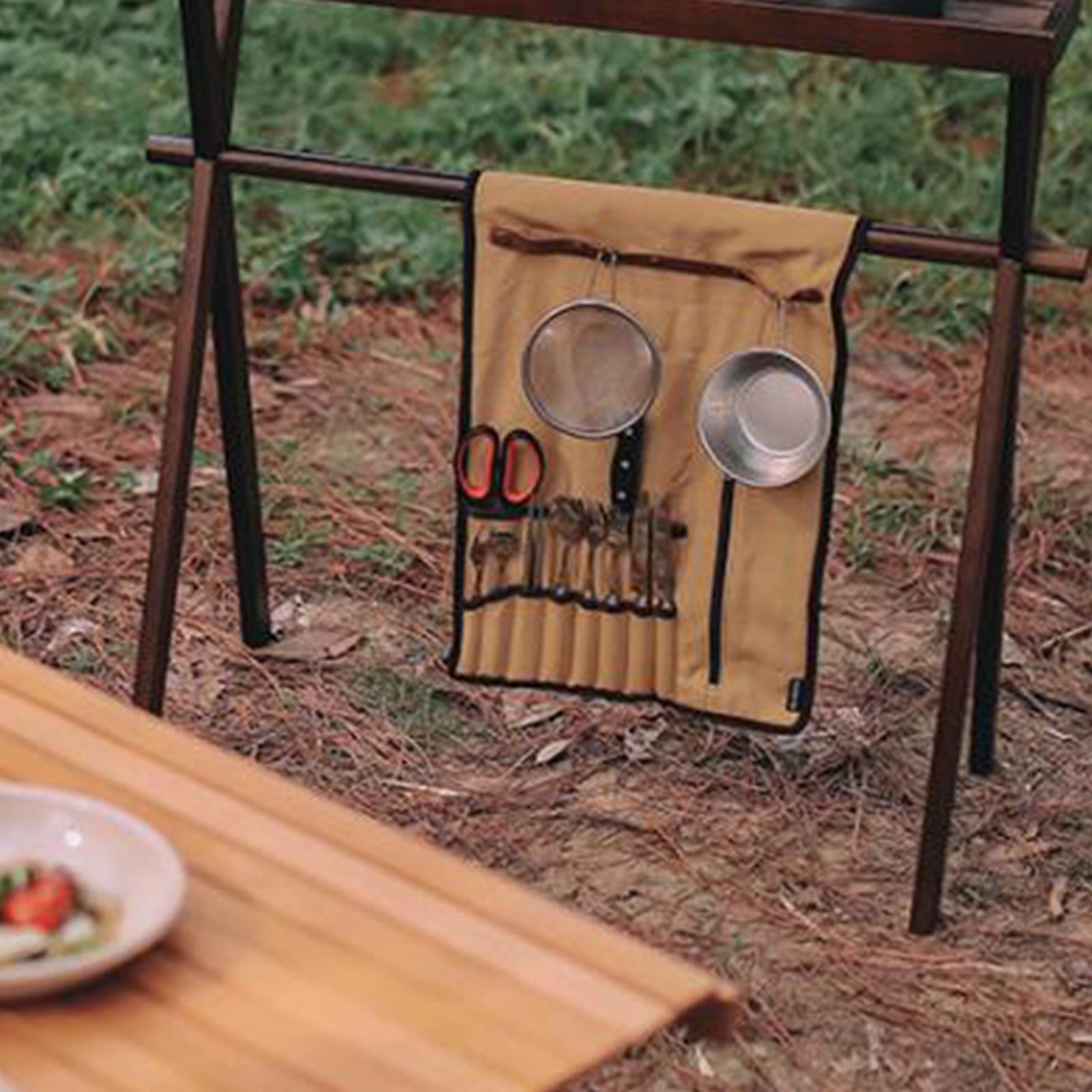 Utensílio de acampamento portá - Camping Cooking Utensil Bag avaliação e preço