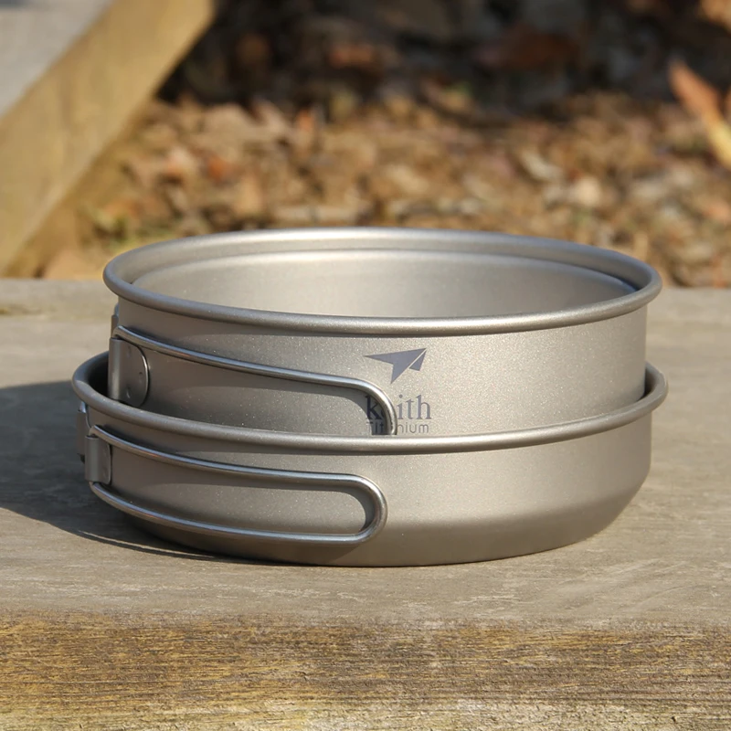 Keith-Titanium Cookware Set co - Camping Cooking Unit avaliação e preço