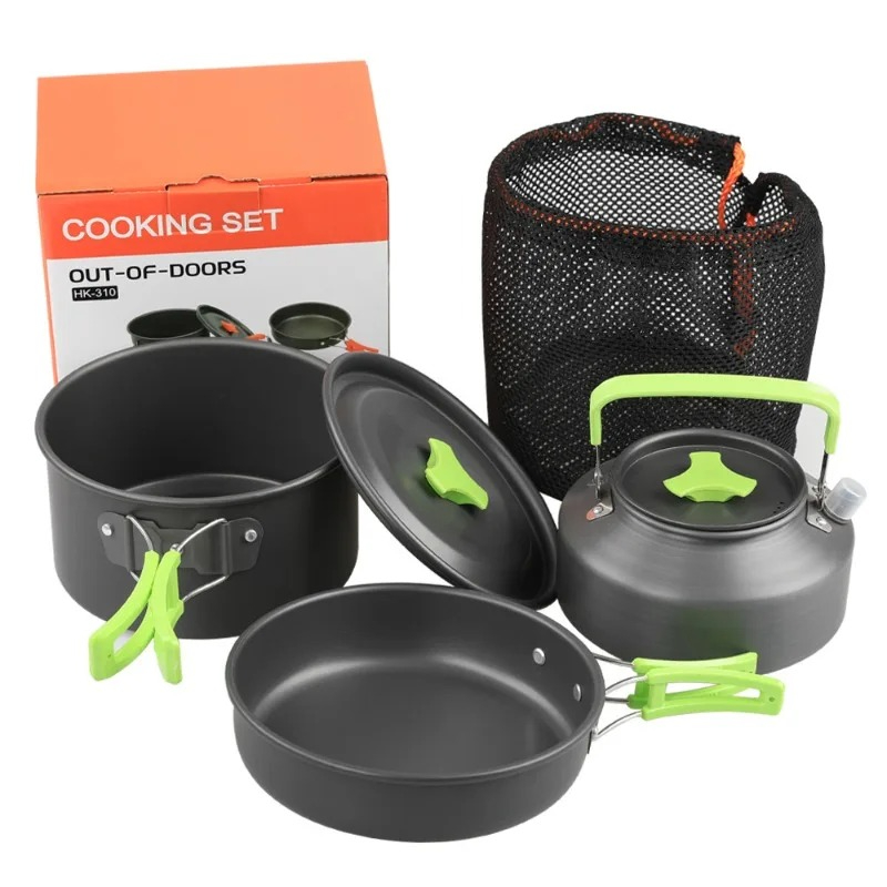 Conjunto de Cozinha para Campi - Camping Cooking Set With Bag avaliação e preço