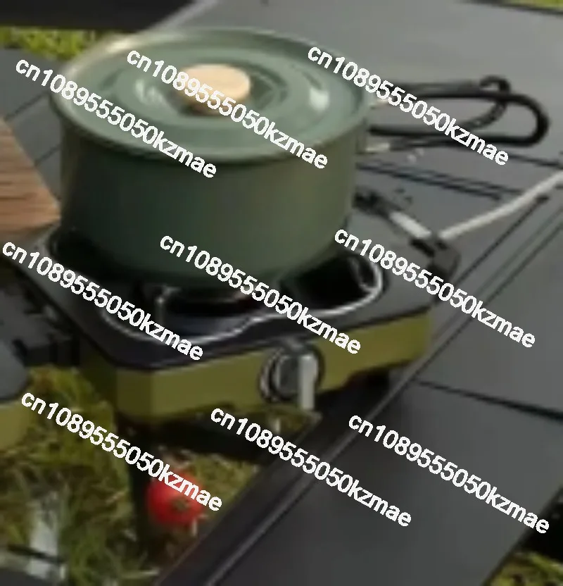 Fogão Portátil de Camping com  - Camping Double Cooking Stove avaliação e preço