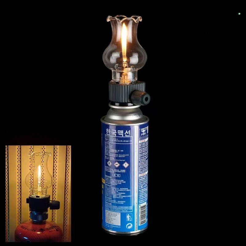 Lâmpada a Gás Retrô Transparen - Camping Cooking Light avaliação e preço