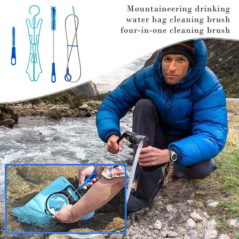 Kit de escova de limpeza de be - Camping Cooking Utensil Bag avaliação e preço
