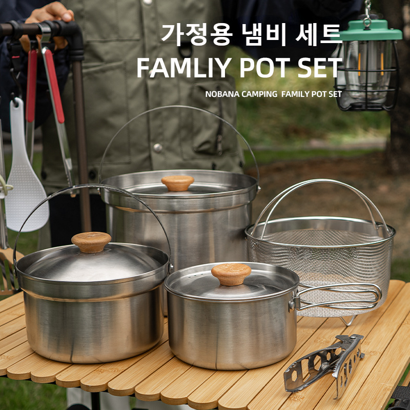 Nobana mais novo conjunto de p - Camping Cooking Utensil Bag avaliação e preço