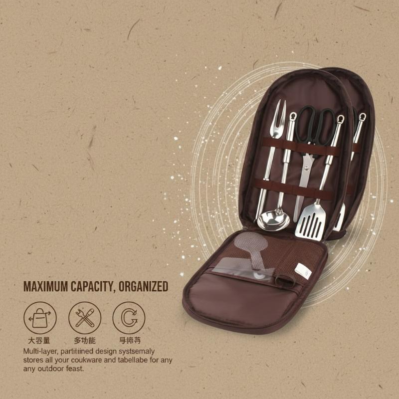 Bolsa de armazenamento para ac - Camping Cooking Utensil Bag avaliação e preço