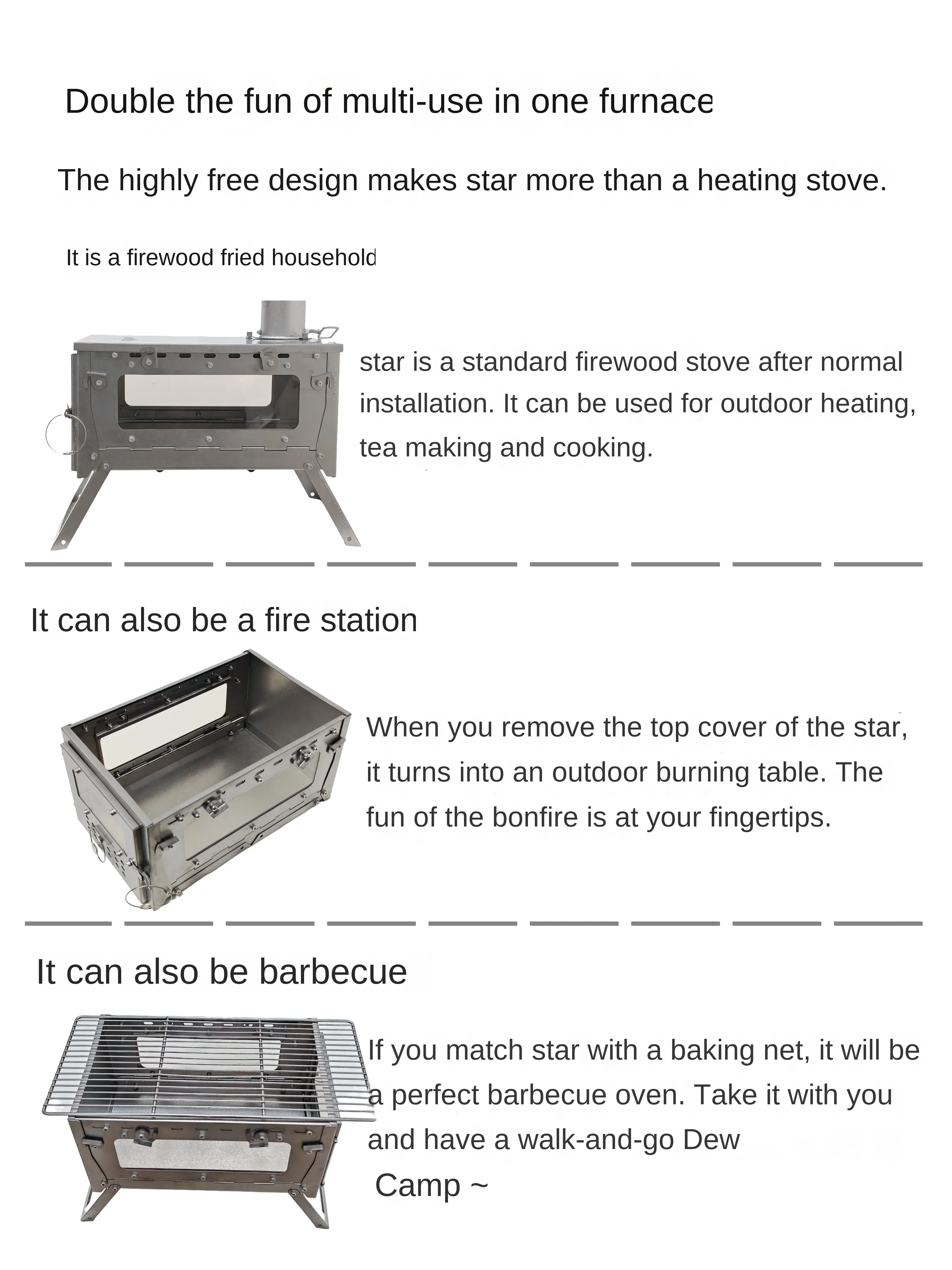 WT Star Ti Liga de Titânio Dob - Camping Cooking Light avaliação e preço