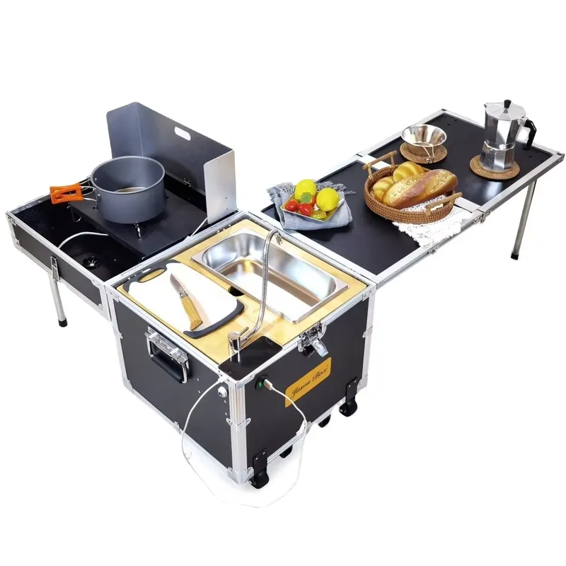 Mesa de Cozinha Portátil para  - Camping Cooking All In One avaliação e preço