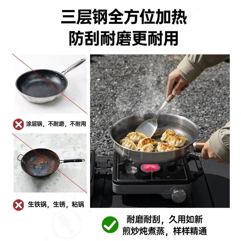 Conjunto de Panelas para Fogão - Camping Cooking Set Large avaliação e preço