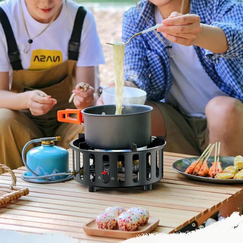 Fogão Portátil de Camping de A - Camping Cooking Gas Stove avaliação e preço