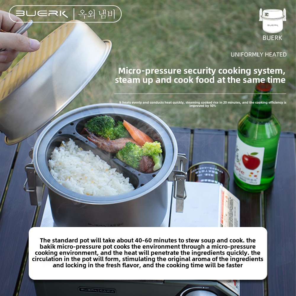 Panela de Cozinha para Camping - Camping Cooking Set Large avaliação e preço