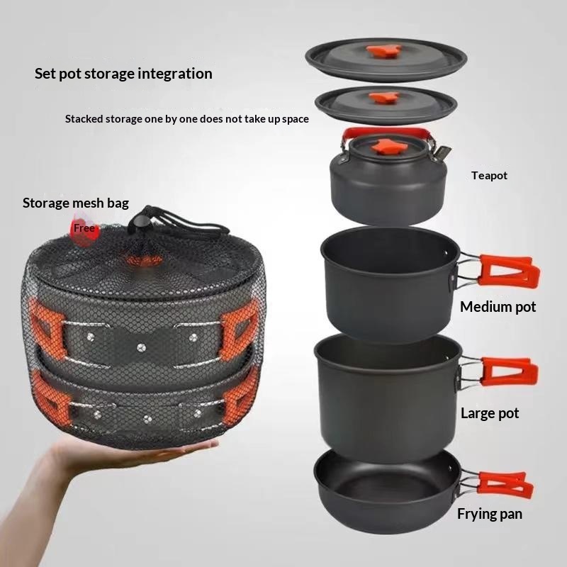 Kit de Utensílios de Cozinha P - Camping Cooking Set Large avaliação e preço