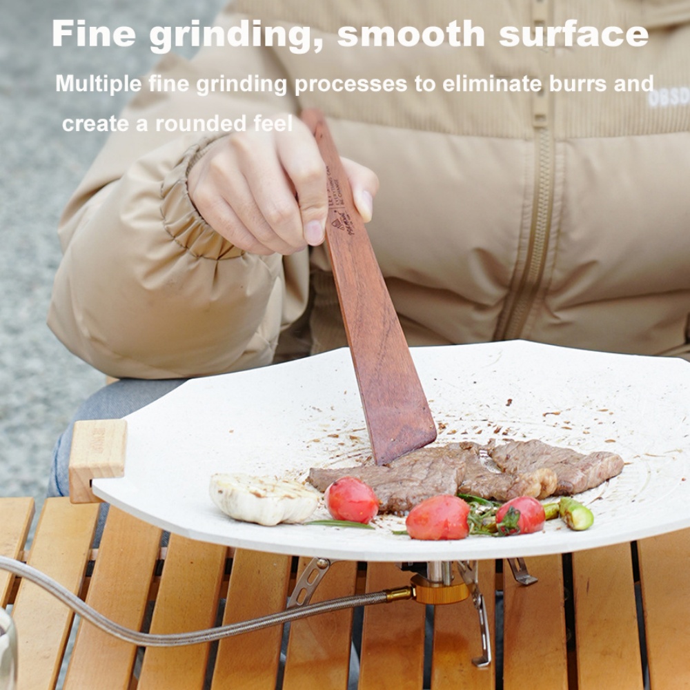Espátula de Madeira para Campi - Camping Cooking Windscreen avaliação e preço