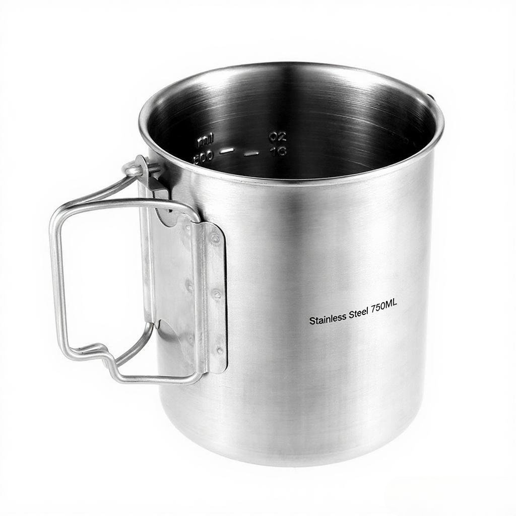 Caneca de Água Portátil de Aço - Camping Cooking Cup avaliação e preço