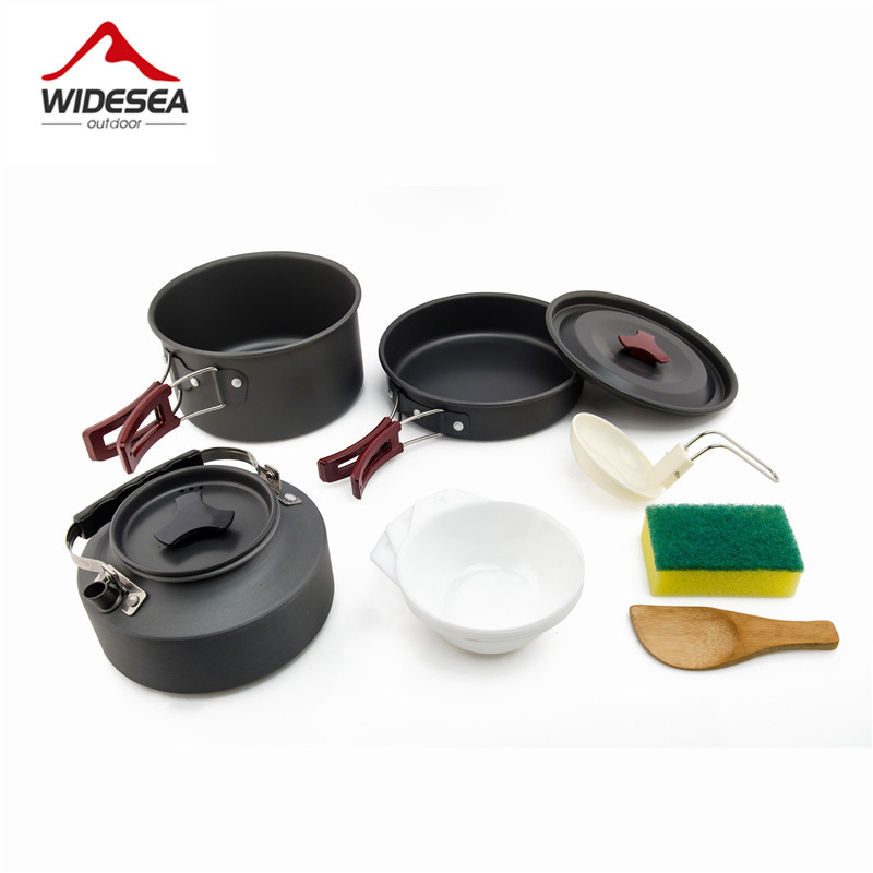Widesea conjunto de panelas de - Camping Cooking All In One avaliação e preço